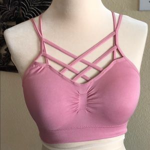 Rose colors bralette
